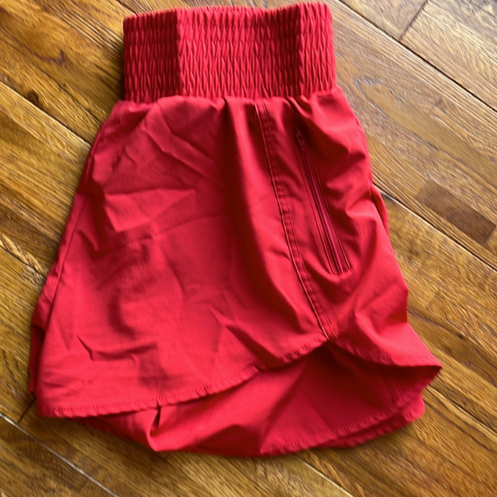 Red shorts new without tags